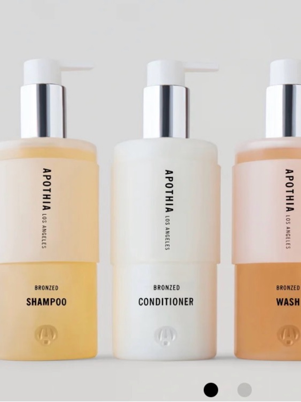 Apothia Bronzed Shampoo - White